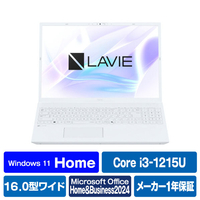 NEC ノートパソコン LAVIE N16 パールホワイト PC-N1635JAW