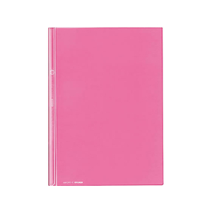コクヨ レールクリヤーホルダー〈カラーズ〉A4 20枚収容 ライトピンク 1冊 F827551-ﾌ-TPC760P-イメージ1