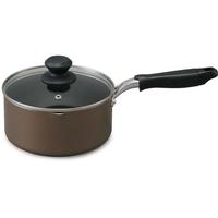 アイリスオーヤマ ダイヤモンドコート 片手なべ18cm ブラウン FCE246Y-DIS-P18