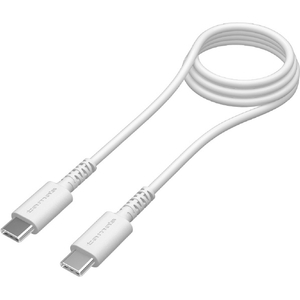 多摩電子工業 USB2.0 Type-C/Type-Cケーブル 抗菌(1.0m) ホワイト TH265CC10QW 多摩電子工業 USB2.0 Type-C/Type-Cケーブル 抗菌(1.0m) ホワイト TH265CC10QW