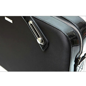 abbi NewYrok PCバッグ ミッシェル サテンブリーフケース  M(15．4インチ) ブラック B6307BK-イメージ15