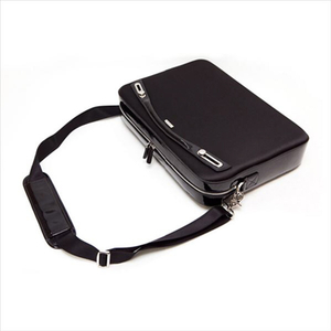 abbi NewYrok PCバッグ ミッシェル サテンブリーフケース  M(15．4インチ) ブラック B6307BK-イメージ3