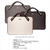 abbi NewYrok PCバッグ ミッシェル サテンブリーフケース  M(15．4インチ) ブラック B6307BK-イメージ10