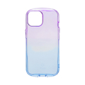 Hamee iPhone 15用TPUケース iFace Look in Clear Lolly ヴァイオレット/サファイア 41-960646