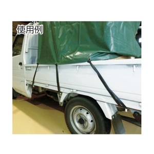 トラスコ中山 TRUSCO ゴムロープエンドレス幅22×折長0.6m (1Pk(袋)=10本) エンドレスタイプ(リングタイプ)22500～650210 FC214GN-5112354-イメージ2