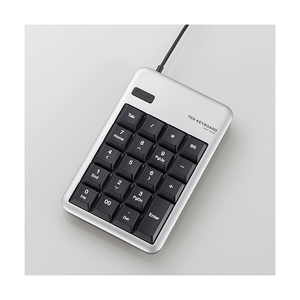 エレコム USBテンキーボード シルバー TK-TCM011SV エレコム USBテンキーボード シルバー TK-TCM011SV