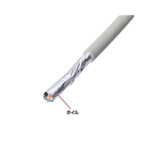 サンワサプライ STPカテゴリ5ケーブルのみ（単線用・100m） ライトグレー KB-STP-CB100N-イメージ2