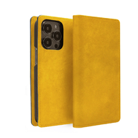 ABBI SIGNATURE iPhone 14 Pro用MARGOTイタリアンレザーダイアリーケース タン ABS24065I14PTN