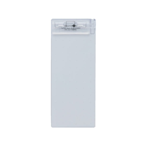 リヒトラブ AQUA DROPs 超薄型クリップボード 88×200 クリスタル F955356-A-5060-25-イメージ1