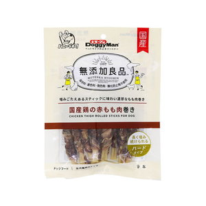 ドギーマン 無添加良品 国産鶏の赤もも肉巻き 9本 FC79464-イメージ1