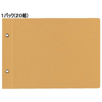 コクヨ F836401-ﾂ-56 綴込表紙 短辺とじ クラフト製 A5 20組 1パック
