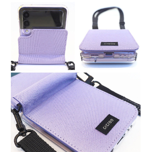 araree Galaxy Z Flip3 5G用ショルダーストラップ付CANVAS DIARY PINK AR22065GZFP3PK-イメージ16