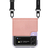 araree Galaxy Z Flip3 5G用ショルダーストラップ付CANVAS DIARY PINK AR22065GZFP3PK-イメージ1