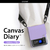 araree Galaxy Z Flip3 5G用ショルダーストラップ付CANVAS DIARY PINK AR22065GZFP3PK-イメージ3