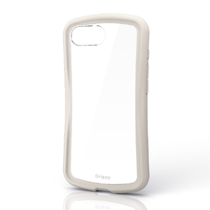 エレコム iPhone 17e/16e用 Grippy ハイブリッドケース フレームカラー メタルステッカー付 ローズピンク PM-A26SGRPFCRO-イメージ1