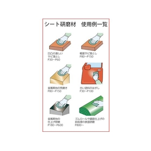 トラスコ中山 シートペーパー #1200 5枚入 1200 FC927DU-3520102-イメージ4