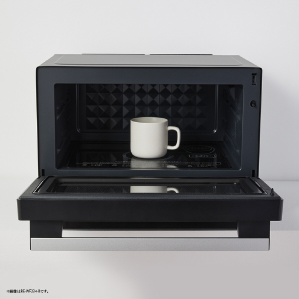 シャープ 過熱水蒸気オーブンレンジ e angle select PLAINLY ブラック系 REWME3B 0cm 1420W
