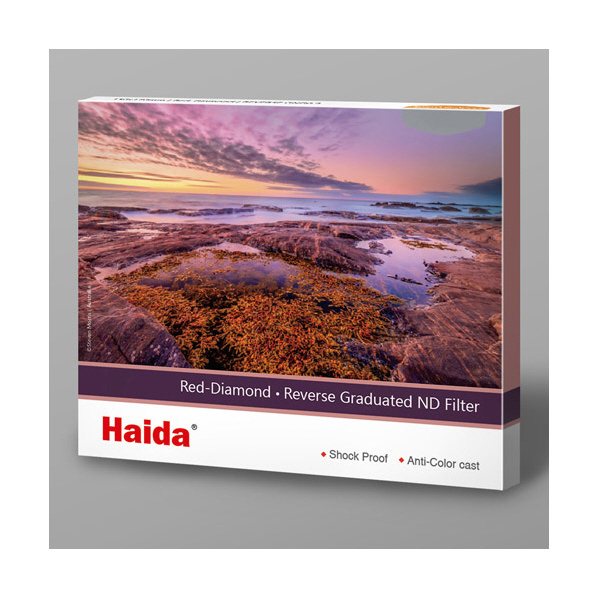 HAIDA レッドダイヤモンド リバースグラデーション ND0．6 フィルター (150×170mm) RDﾀﾞｲﾔ150ﾘﾊﾞｽGRDND0.6 