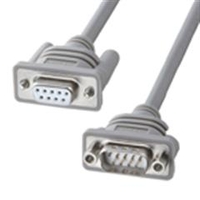 サンワサプライ RS-232C延長ケーブル（2m） KRS-443FM2K