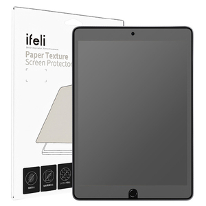 ifeli iPad(第9世代/第8世代/第7世代) ペーパーテクスチャー 液晶保護フィルム IF00065-イメージ1