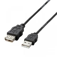 エレコム エコUSB延長ケーブル(1．0m) ブラック USB-ECOEA10