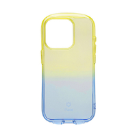 Hamee iPhone 15 Pro用TPUケース iFace Look in Clear Lolly レモン/サファイア 41-960660