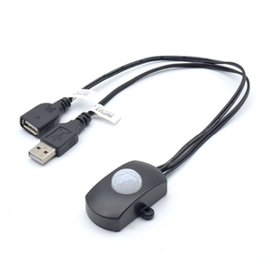 タイムリー USB人感センサー ブラック USBSENSOR-BK-イメージ1