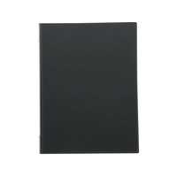 えいむ ピン付革メニューブック LB-661 大 ブラック FC263LX-8133320