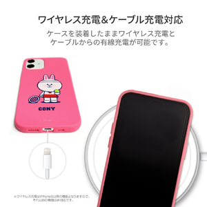LINE FRIENDS iPhone 12/12 Pro用Brown's Sports Club カラーソフトケース[公式ライセンス品] CONY KCE-CSB068-イメージ8