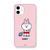 LINE FRIENDS iPhone 12/12 Pro用Brown's Sports Club カラーソフトケース[公式ライセンス品] CONY KCE-CSB068-イメージ1