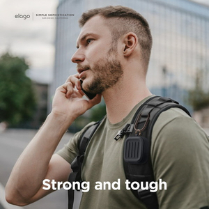 elago AirPods 3用シリコンケース ブラック EL_AP3CSTPAO_BK-イメージ8