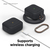 elago AirPods 3用シリコンケース ブラック EL_AP3CSTPAO_BK-イメージ4