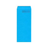 イムラ封筒 長4カラークラフト封筒ブルー 100枚 1パック(100枚) F803837-N4S-407