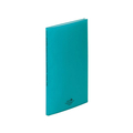 リヒトラブ AQUA DROPs クリヤーブック A4タテ 20ポケット 青緑 FC32979-N5000-28