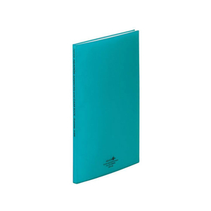 リヒトラブ AQUA DROPs クリヤーブック A4タテ 20ポケット 青緑 FC32979-N5000-28-イメージ1