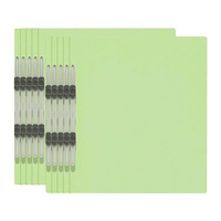 プラス エコノミーフラットファイル A4-S グリーン 10冊 FCF474T-NO.021E/79-356