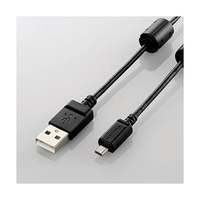 エレコム カメラ接続用USBケーブル(平型mini8pinタイプ) 0．5m ブラック DGW-F8UF05BK