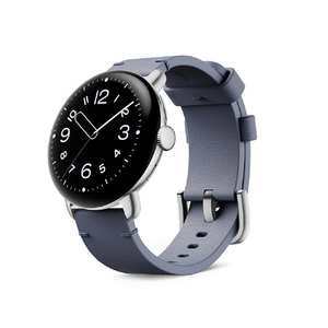 Google Google Pixel Watch 4(41 mm)クラフトレザーバンド  Lサイズ Moonstone / Brushed Silver ステンレススチール ラグ GA10021-WW-イメージ2