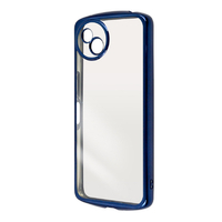 レイアウト AQUOS wish4用Like standard 耐衝撃 精密設計 TPUソフトケース METAMORU ブルー RT-AQL2TC13/AM