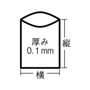 トラスコ中山 業務用ポリ袋0.1×20L 10枚入 FC237FW-4473779-イメージ2