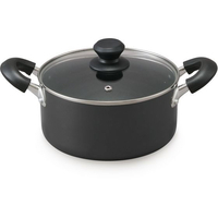 アイリスオーヤマ ダイヤモンドコート 両手なべ20cm ブラック FCE248Y-DIS-P20