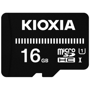 KIOXIA microSDHC UHS-Iメモリカード(16GB) EXCERIA BASIC KMUB-A016G-イメージ1
