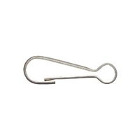 ニッサチェイン ニッケル甲丸スナップ（42mm×10個入り） TKS-104