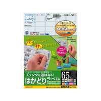 コクヨ プリンタを選ばないはかどりラベル各社共通65面22枚 F892198-KPC-E1651-20