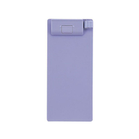 リヒトラブ クリップボード 伝票サイズ 90×206 ブルーバイオレット FCA6435-A960U-23