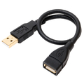 ミヨシ フレキシブルUSB延長ケーブル(30cm) ブラック USB-EX23BK