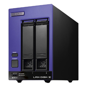 I・Oデータ Windows OS搭載 ビジネスNAS(2ドライブ搭載)2TB LAN DISK HDL2-Z22SI3B02-イメージ1