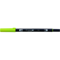 トンボ鉛筆 デュアルブラッシュペン ABT Chartreuse F039937-AB-T133