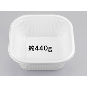 シーピー化成 どんぶり容器 BF-77 ホワイト本体 50枚 FCG264V-00094922-イメージ1