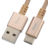 オーム電機 スマートフォン用USB TypeCケーブル 高耐久 1m AudioComm SMT-L10CAT-N
